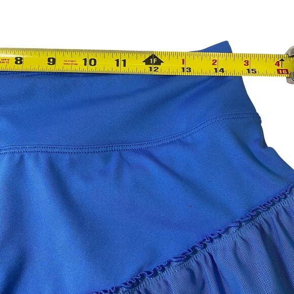 Nike Dri-FIT Blue Ruffle Tennis Skirt Women’s Medium - Picture 7 of 7